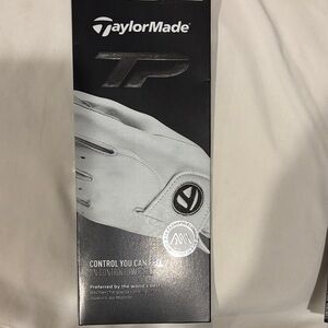 Brand New TaylorMade TP RH-L Golf Glove in White and Black